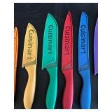 Colorful Cuisinart Knife Set w Pure Komachi 2 - 8-Inch Blade, C7714PMMCPC-8SL