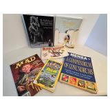 Lot of Comedy Books- Gary Larson The Far Side Gallery & The Far Side PreHistory; MAD Golden Collection of Garbage; A Compendium of Conundrums