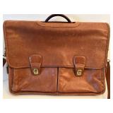 COACH Prescott Diplomat Briefcase - Leather, 16W x 12H x 5D, Twist-Lock