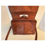 COACH Prescott Diplomat Briefcase - Leather, 16W x 12H x 5D, Twist-Lock