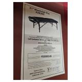 Master Montclair Pro 31 in Massage Table - Includes Heating Pad & Sheets