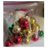 Christmas Decor - Mini Mexican Nativity, Mini Tree & Ganz Light-Up Pinecone Cloche