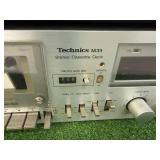 Technics M33 Stereo Cassette Deck & Technics Direct Drive Turntable Sl-DL5