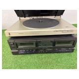Technics Electronics RS-B14 Cassette Deck, SL-DL5 Turntable & RSTr157 Double Cassette Deck