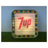 Light Up 7Up Sign 24" x 24"