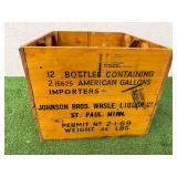 Wood Shipping Box - Drambuie Liqueur
