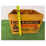 Wood Shipping Box - Drambuie Liqueur