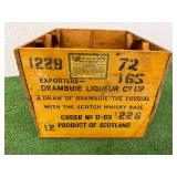 Wood Shipping Box - Drambuie Liqueur