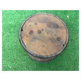 Wooden Bucket with Cover 8" Tall
