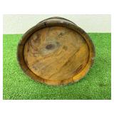 Wooden Bucket with Cover 8" Tall
