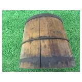 Wooden Bucket with Cover 8" Tall