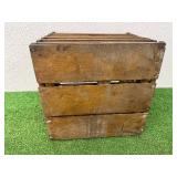 Antique Wooden Egg Crate Carrier