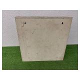 Vintage Metal Garage Cabinet 18" x 18" x 6" Deep