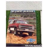 Vintage Auto Brochures