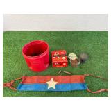 WW 2 Tokens, North Vietnam Arm Band, Lighter & Some 12 Gauge Shells