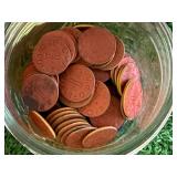 WW 2 Tokens, North Vietnam Arm Band, Lighter & Some 12 Gauge Shells