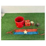 WW 2 Tokens, North Vietnam Arm Band, Lighter & Some 12 Gauge Shells