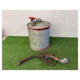 Brass Fuel Nozzle & Gas Can