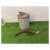 Brass Fuel Nozzle & Gas Can