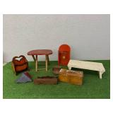 Vintage Wood Items Lot