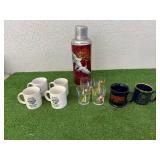 John Deere, Polaris & Cadillac Mugs, Thermos