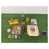 Mixed Collectibles - Matchbooks, Climax Mills Bag, BARber Shop Quartet