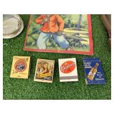 Mixed Collectibles - Matchbooks, Climax Mills Bag, BARber Shop Quartet