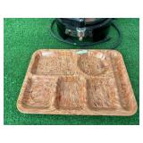 Folgers Coffee Server & Texas Ware Tray