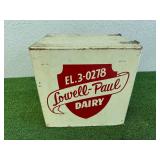 Lowell-Paul Dairy Wood Delivery Drop Box