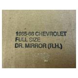1965-66 Chevrolet Full Size Dr Mirror (RH) New in Sealed Box
