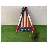 Light Up Patriotic Folk Art