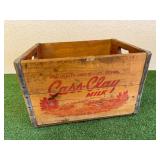 Cass-Clay Milk Wood Delivery Tote