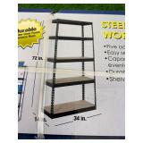 New Steel Storage Rack/Workbench