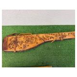 Leather Gun Holder & Pouch