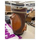 McGard Banner, Motorcycle Seat & Vintage Golf Bag