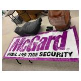 McGard Banner, Motorcycle Seat & Vintage Golf Bag