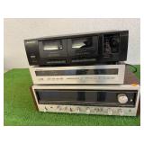 Pioneer Electronics - CT-W103 Double Cassette Deck, TX-D1000Digital Tuner & Model SX-838 Receiver