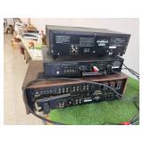 Pioneer Electronics - CT-W103 Double Cassette Deck, TX-D1000Digital Tuner & Model SX-838 Receiver