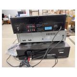RCA Amplifier, Yamaha Cassette Deck & Technics CD Changer