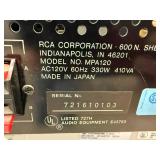 RCA Amplifier, Yamaha Cassette Deck & Technics CD Changer