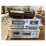 JVC KD-10 Cassette Deck, Akai GX-M50 Cassette Deck & CD-302A Cassette Deck