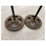 Pair of Steel Bases