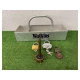 Padlocks, Trench Art, Watkins Tote