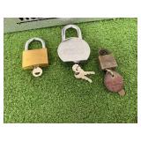Padlocks, Trench Art, Watkins Tote