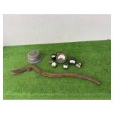 Water Pump Handle, Fire Horn  & Gauges