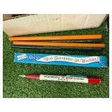 Patches, Buttons, Pens/Pencils