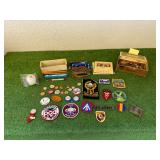 Patches, Buttons, Pens/Pencils
