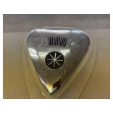 Vintage Chrome Ball Return Air Vent Salvage From Bowling Alley