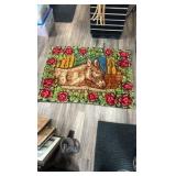 large horse tapestry
