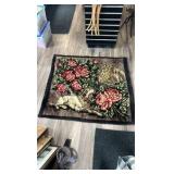 horse and dog tapestry